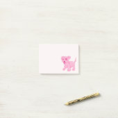 Pink Puppy Post-it Klebezettel (Auf Schreibtisch)