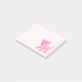 Pink Puppy Post-it Klebezettel (angewinkelt)