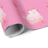 Pink Purffect Cat Geschenkpapier (Rolleneckpunkt)