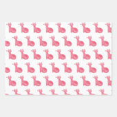 Pink Purffect Cat Geschenkpapier Set (Vorderseite 3)