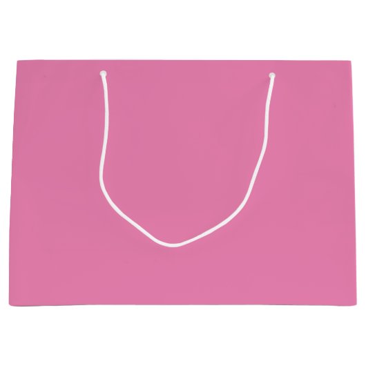 Pink Purffect Cat Große Geschenktüte (Vorderseite)