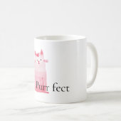 Pink Purffect Cat Kaffeetasse (VorderseiteRechts)
