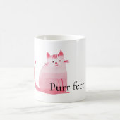 Pink Purffect Cat Kaffeetasse (Mittel)