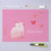 Pink Purffect Cat Seidenpapier (Handwerk)