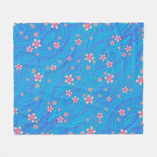 pink purple and blue fleecedecke (Vorderseite (Horizontal))