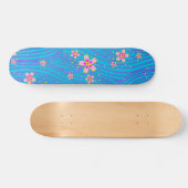pink purple and blue skateboard (Horizontal)