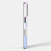 Pink Purple Blue Abstract Personalized Name Case-Mate iPhone Hülle (Rückseite / Rechts)