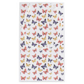 Pink Purple Butterflies Kleine Geschenktüte (Rückseite)