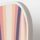  Pink& Purple Chevron Pattern Custom Name Pickleball Schläger (Linke Seite)