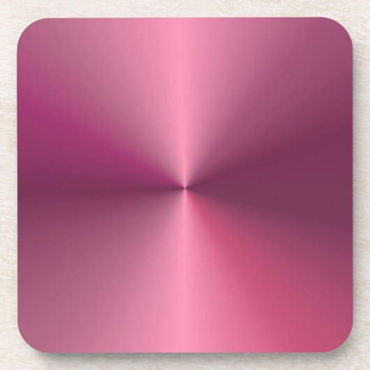 Pink Purple Color Custom Blank Elegant Template Getränkeuntersetzer (Vorderseite)