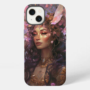 Pink Purple Fairy Queen Fantasy Kunst iPhone 13 Hülle
