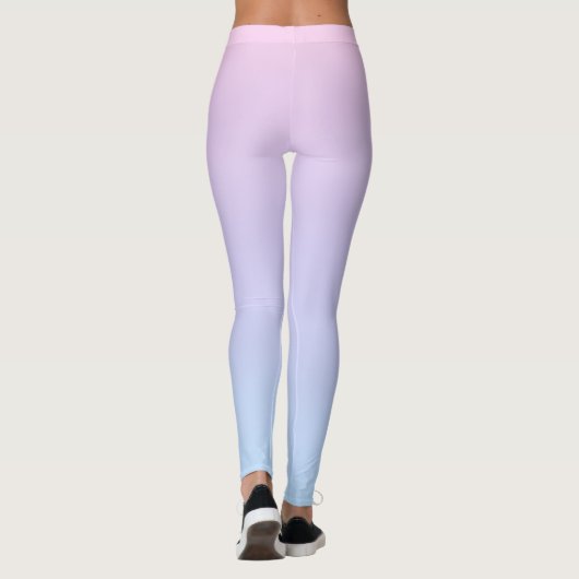 Pink Purple Gradient Leggings (Rückseite)