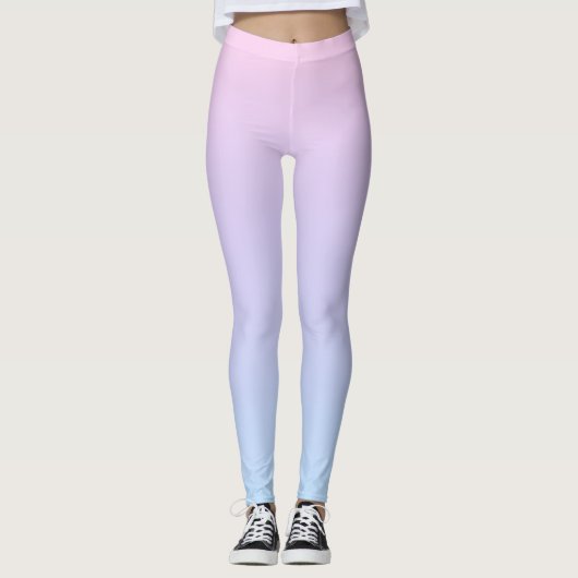 Pink Purple Gradient Leggings (Vorderseite)
