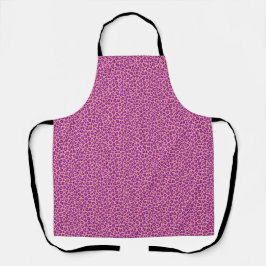pink purple leopard skin pattern schürze