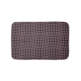 Pink Purple Plaid Checker Seamless Pattern Badematte