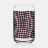 Pink Purple Plaid Checker Seamless Pattern Dosenglas (Rückseite)