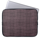 Pink Purple Plaid Checker Seamless Pattern Laptopschutzhülle (Vorderseite)