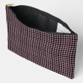 Pink Purple Plaid Checker Seamless Pattern Large Zubehörtasche (Offen)