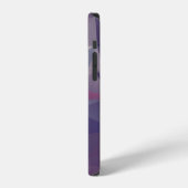 Pink Purple Pyramid Abstract Pattern Art Case-Mate iPhone Hülle (Linke Seite)