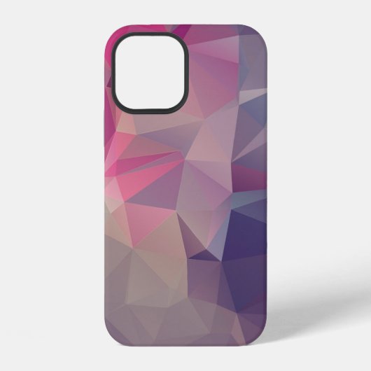 Pink Purple Pyramid Abstract Pattern Art Case-Mate iPhone Hülle (Rückseite)