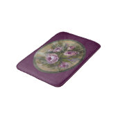 Pink / Purple Roses Badematte (Schrägansicht)