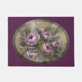 Pink / Purple Roses Fußmatte (Vorderseite)