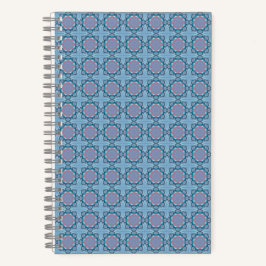 Pink & Purple Square Pattern Notizblock