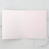 Pink Purple Unicorn Head Karte (Innenseite)