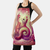 Pink Pussy Cats Zentrierte Kerze Schürze (InSitu)