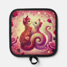 Pink Pussy Cats Zentrierte Kerze