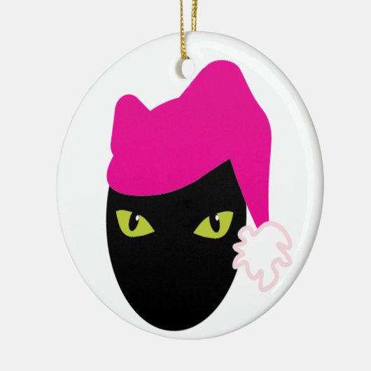 Pink Pussycat Keramik Ornament (Links)