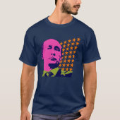 Pink Putin Pop Kunstportrait T-Shirt (Vorderseite)
