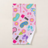 Pink-Pyjama-Party  Badhandtuch Set (Handtuch)