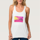 Pink Pyramids T-Shirt Tank Top (Vorderseite)