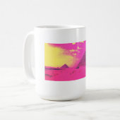 Pink Pyramids T - Shirt Tank Top Kaffeetasse (Vorderseite Links)
