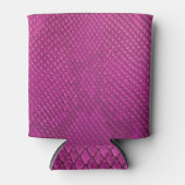 Pink Python: Schlange Hauttextur. Dosenkühler (Vorderseite)