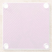 Pink Python: Schlange Hauttextur. Glasuntersetzer (Rückseite)