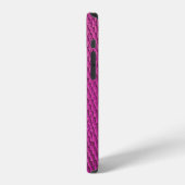 Pink Python: Schlange Hauttextur. iPhone Hülle (Linke Seite)