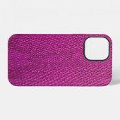 Pink Python: Schlange Hauttextur. iPhone Hülle (Rückseite (Horizontal))