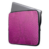 Pink Python: Schlange Hauttextur. Laptopschutzhülle (Vorderseite Links)