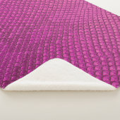 Pink Python: Schlange Hauttextur. Sherpadecke (3/4)