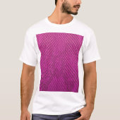 Pink Python: Schlange Hauttextur. T-Shirt (Vorderseite)