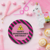 Pink Quarantäne Birthday Party Teller (Party)