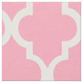 Pink Quarto Fliesen Muster Stoff (Nahaufnahme)