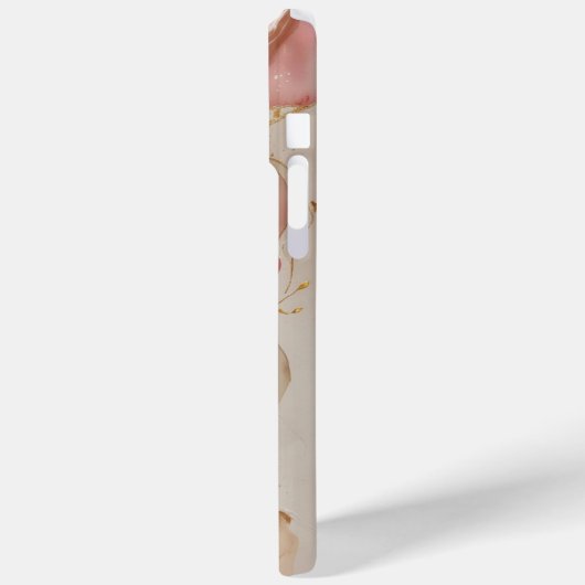 Pink Quartz Glow Case-Mate iPhone Hülle (Rückseite / Links)