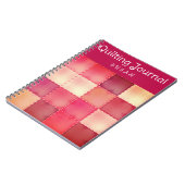 Pink Quilt Personal Quilt Journal-Notebook Notizblock (Linke Seite)