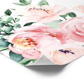 Pink Quinceanera Vielen Dank, dass Sie unterschrei Poster (Ecke)
