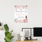Pink Quinceanera Vielen Dank, dass Sie unterschrei Poster (Heimbüro)