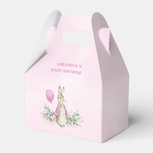 Pink Rabbit Babydusche Geschenkschachtel