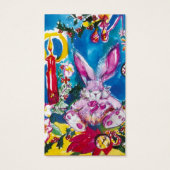 PINK RABBIT, CHRISTMAS CANDLES UND HOLLYBERRIES (Rückseite)